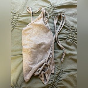 Grey Back Cross Tank